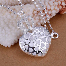 silver plated necklaces amp pendants hollow heart choker bijoux femme J4U66