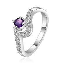 silver wedding rings musicwhite gem anel ruby jewelry hbr022 J4U66