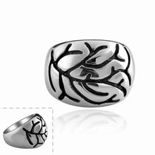design punk style stainless steel rings for women terror vascular bague femme mayar010 J4U66