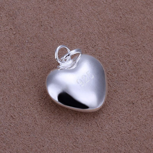 design silver plated pendant necklace solid heart tattoo chokercostume jewellery J4U66