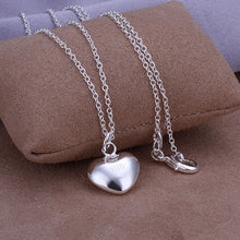 design silver plated pendant necklace solid heart tattoo chokercostume jewellery J4U66