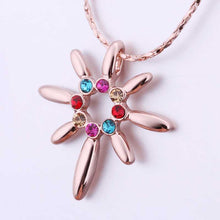design luxurio 18k gold plating necklaces pendants colored flowers collar 100 hand madeball J4U66