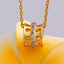 design luxurio 18k gold plated necklace hollow cylindercollier femme accessories smtpn0 J4U66
