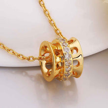 design luxurio 18k gold plated necklace hollow cylindercollier femme accessories smtpn0 J4U66