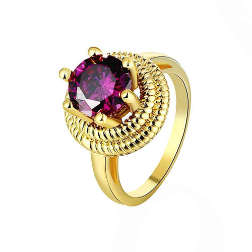 design luxurio acessorios para mulher ring insets purple gem aneis collier plastron skgr103 J4U66