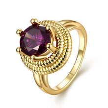 design luxurio acessorios para mulher ring insets purple gem aneis collier plastron skgr103 J4U66