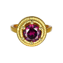 design luxurio acessorios para mulher ring insets purple gem aneis collier plastron skgr103 J4U66