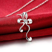 design luxurio silver necklace flower shaped insets patek oso smtn7 J4U66