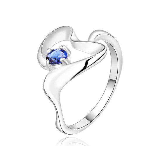 design luxurio silver plated rings insets sapphire prices in euros joias hbr014 J4U66