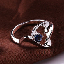 design luxurio silver plated rings insets sapphire prices in euros joias hbr014 J4U66