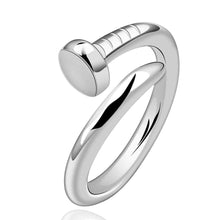 design luxurio silver wedding ring dual round anel masculino wedding decoration hbr047 J4U66
