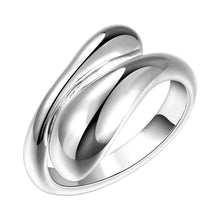 design luxurio silver wedding ring dual round anel masculino wedding decoration hbr047 J4U66
