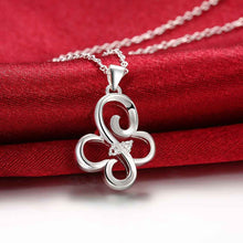 jewellery charms silver pendant butterfly insets colar love smtn J4U66