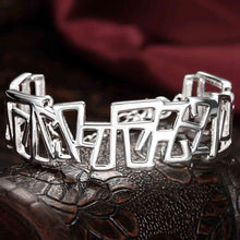 jewellery charms silver plated rough men bracelet love smtb23 J4U66