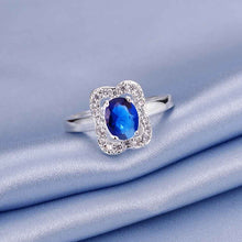 jewellery charms silver plated engagement ring tetragonal crystal insets anel masculino bone fspr045 J4U66