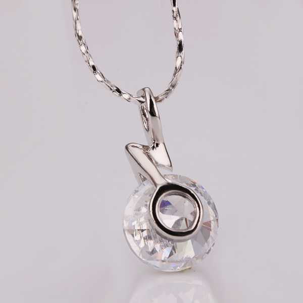 gorgeous 18k gold plating pendant necklace crystal rock tenis masculino ruby jewelry J4U66
