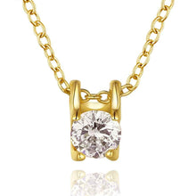 gorgeous 18k gold plated necklace women heart stone crystal zircon colar feminino sport smtpn01 J4U66