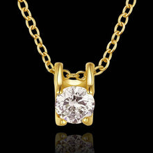gorgeous 18k gold plated necklace women heart stone crystal zircon colar feminino sport smtpn01 J4U66