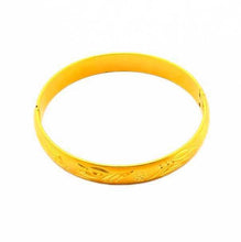gorgeous 24k gold plated charms bangle women wedding bracelet joyas hbb04 J4U66