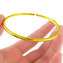 gorgeous 24k gold plated charms bangle women wedding bracelet joyas hbb04 J4U66