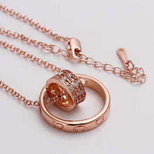 gorgeous austrian crystal necklaces for women circle in round tenis masculino oso J4U66