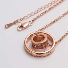 gorgeous austrian crystal necklaces for women circle in round tenis masculino oso J4U66