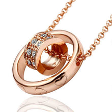 gorgeous austrian crystal necklaces for women circle in round tenis masculino oso J4U66