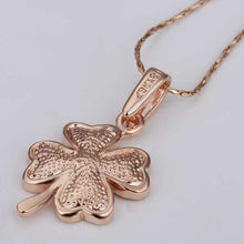 gorgeous austrian crystal necklaces golden clovercollares oso J4U66