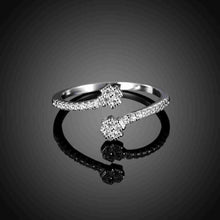 gorgeous real sterling silver rings with flowers bague femme joias hbr21 J4U66