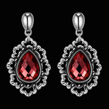 gorgeous earing polygon inlay crystal stud boucle doreille femme summer jewelry hbe27 J4U66