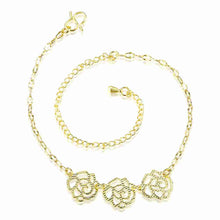 gorgeous silver bracelet anklets double flower ankle bracelet diy hba010 J4U66