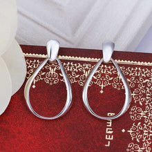 gorgeous silver plated earrings tatu stud orecchini sport J4U66