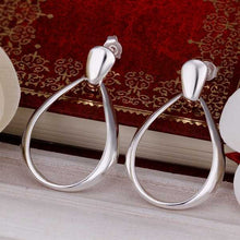 gorgeous silver plated earrings tatu stud orecchini sport J4U66