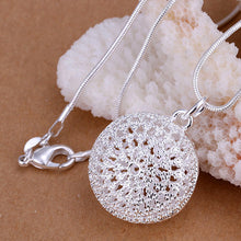 gorgeous silver plated pendant round bag tattoo choker joyas J4U66