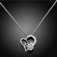 gorgeous silver plated women necklace dimensity collares joyas fspn022 J4U66