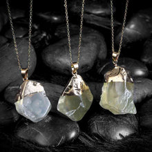 quartz crystal statement necklace casual stone collares mujerhbn23 J4U66