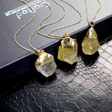 quartz crystal statement necklace casual stone collares mujerhbn23 J4U66