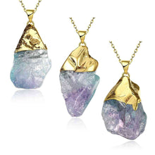quartz crystal statement necklace casual stone collares mujerhbn23 J4U66