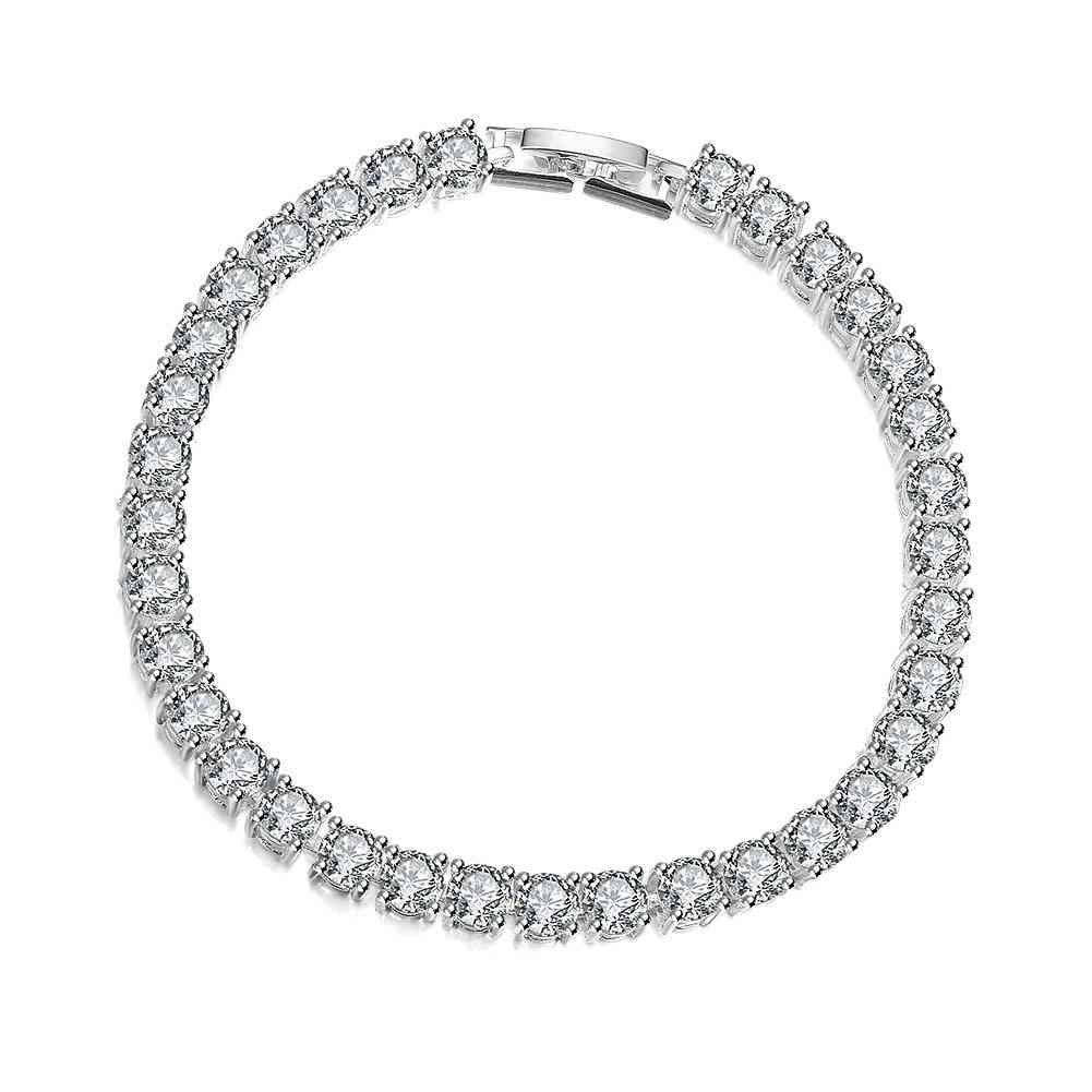 silver bracelets bangles flat white pulseira feminina bijoux femme knwh00 J4U66