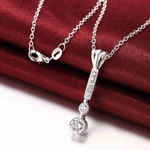 silver necklaces pendants long fall crystal maxi colar bijoux women smtn2 J4U66