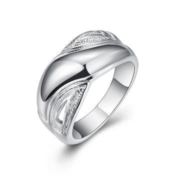 silver wedding rings spot bague hbr041 J4U66