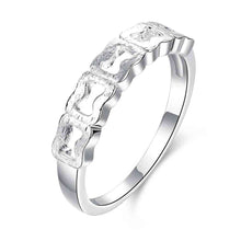silver wedding rings spot bague hbr041 J4U66
