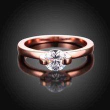 18k gold plated engagement ring package inserts crystal aneis ruby jewelry J4U66