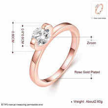 18k gold plated engagement ring package inserts crystal aneis ruby jewelry J4U66