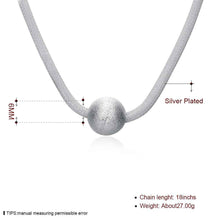 silver pendant sand net maxi necklace bone smtn12 J4U66