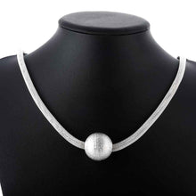 silver pendant sand net maxi necklace bone smtn12 J4U66