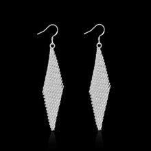 silver plated earings jewelry net laddercuff diy J4U66
