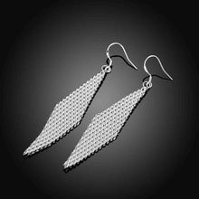 silver plated earings jewelry net laddercuff diy J4U66