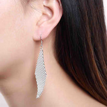 silver plated earings jewelry net laddercuff diy J4U66