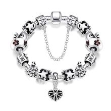 silver plated jewelry pulseras heart of darkness fall one direction joyas J4U66